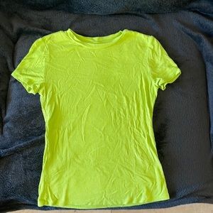 Lime green shirt